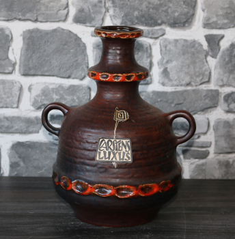 Carstens LUXUS Vase / 7326-25 / 1967-1970er Jahre / WGP West German Pottery / Keramik Design
